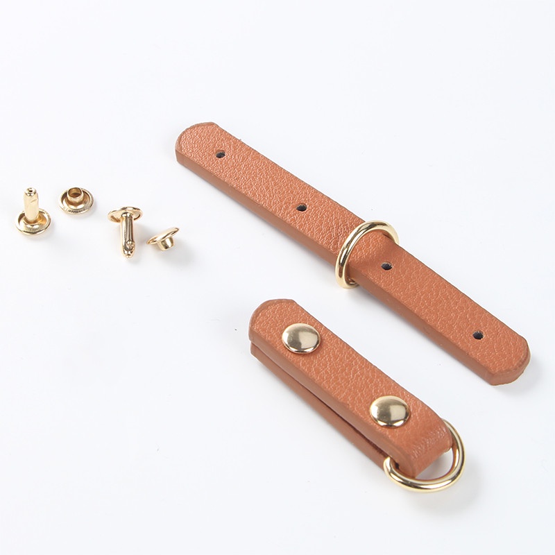 Bag Straps Connection accessories PU Leather buckles hasp Rivet style ...