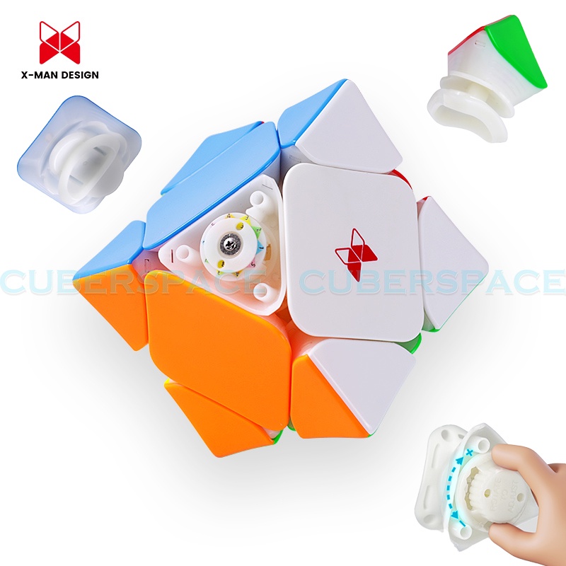 QiYi X-Man Design Wingy Magnetic Skewb [V1 / V2] | Shopee Singapore