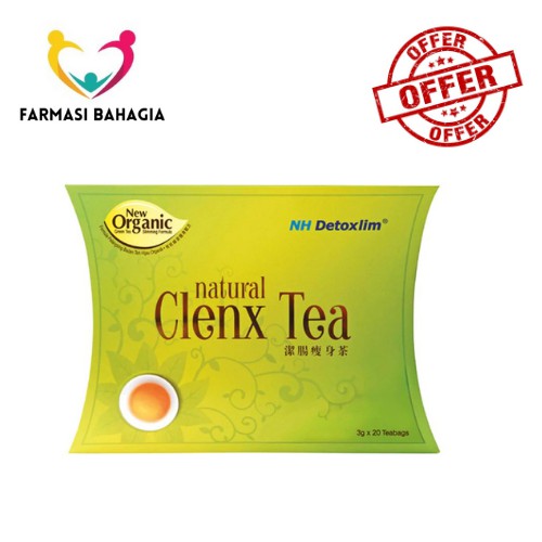 NH DETOXLIM NATURAL CLENX TEA 3G SACHETS ( 50 + 5 ) | Shopee Singapore