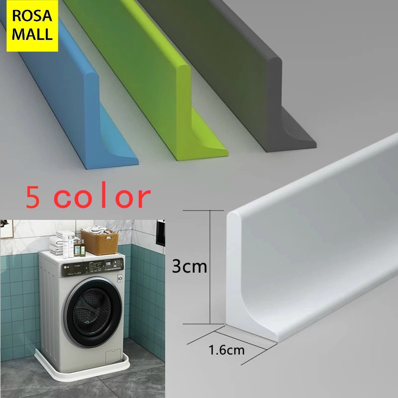 Silicone Bathroom Water Stopper shower retaining strip L shape water