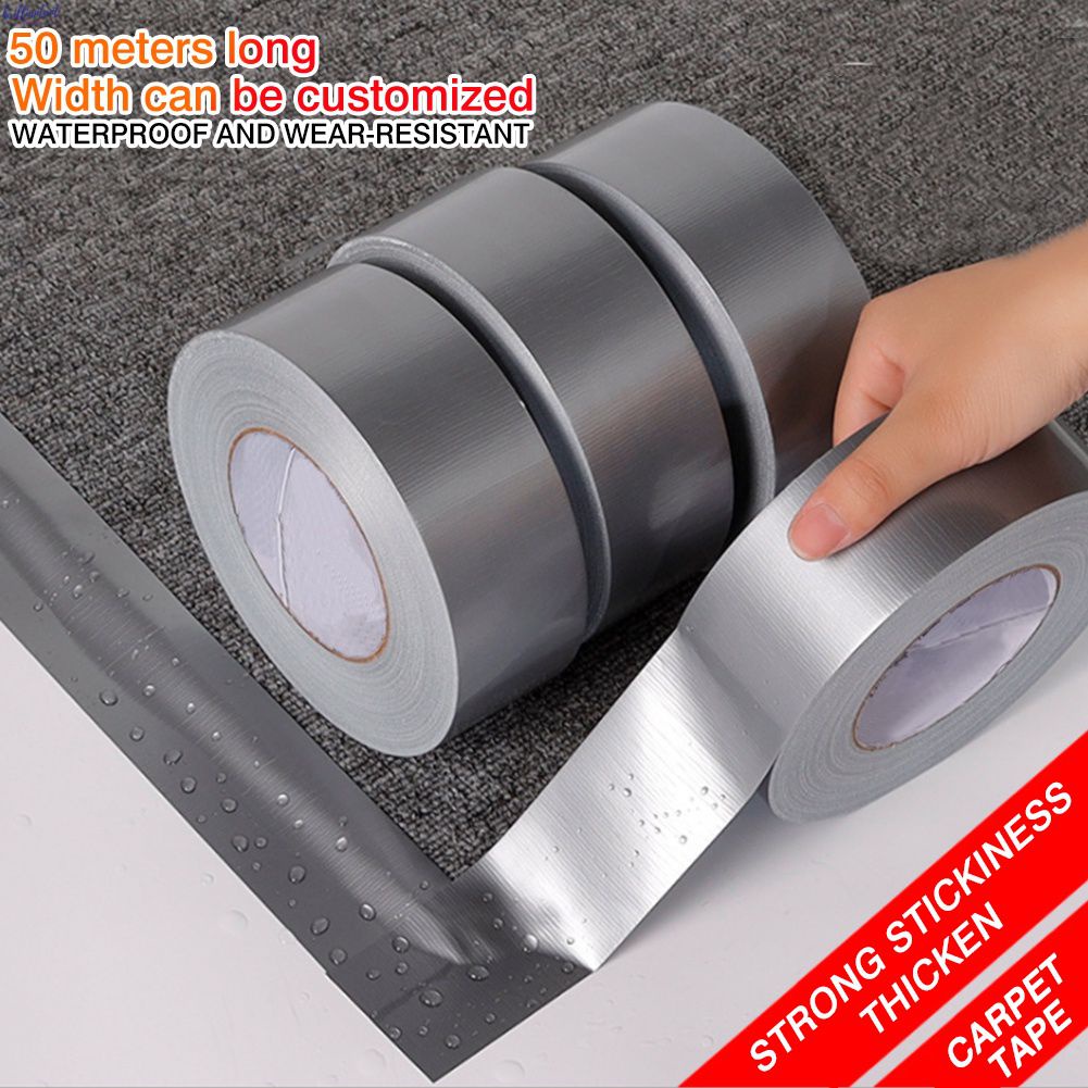 Cloth Duct Tape Strong Super Waterproof Duct Tape Silvery Grey Adhesive
