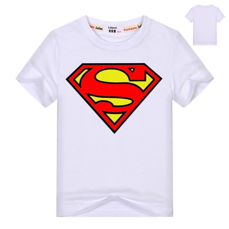 Boys T shirts Kids Summer Short Sleeve Cotton T shirt Kids Hero