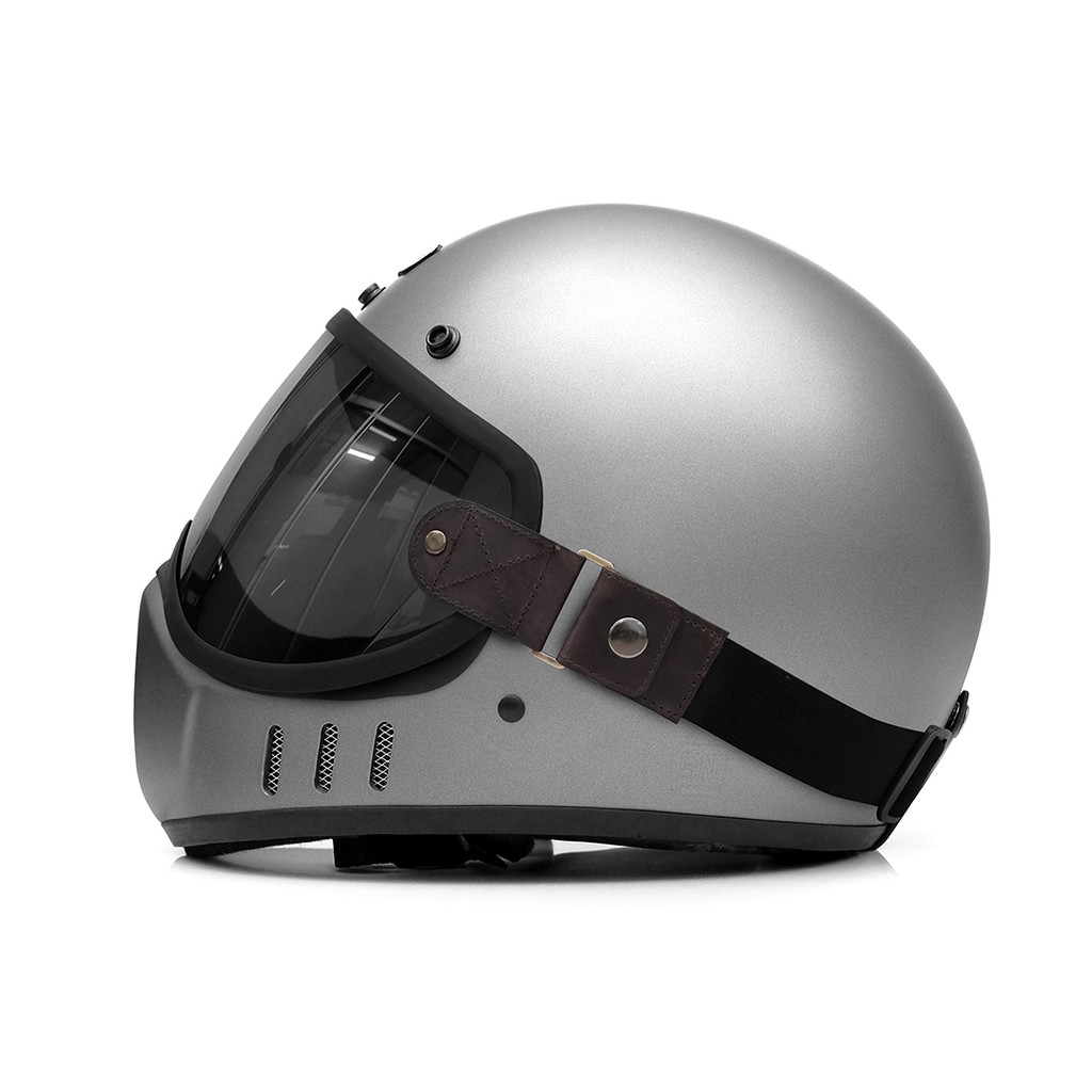 Trooper Custom - Helm X-9 - Full face SNI - Gun Metal Matte - Gambar 2