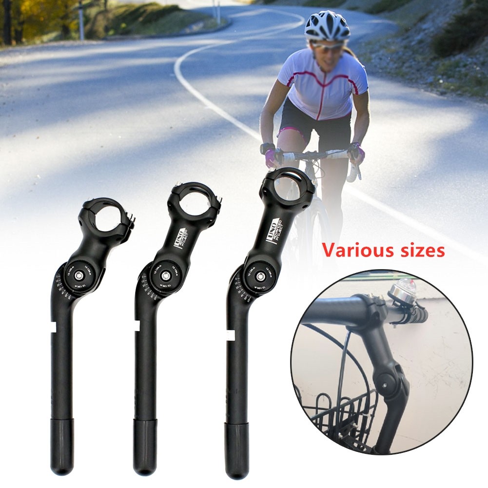 Bicycle Adjustable Angle Stem Quill Stem MTB/Road Raise Handlebar 90 ...