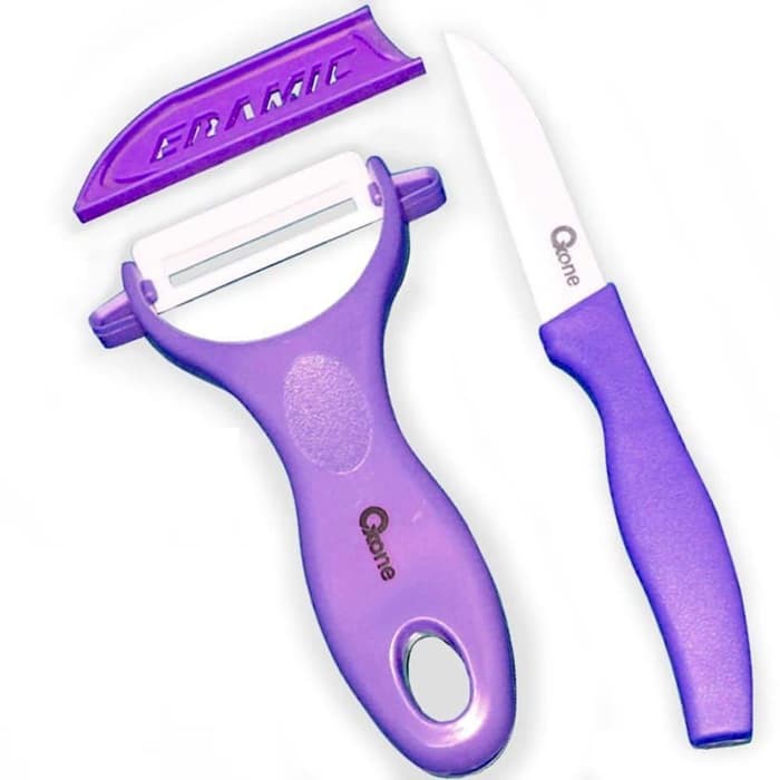 Oxone OX928 2 Pcs Ceramic Pisau Set - Peeler - Gambar 3