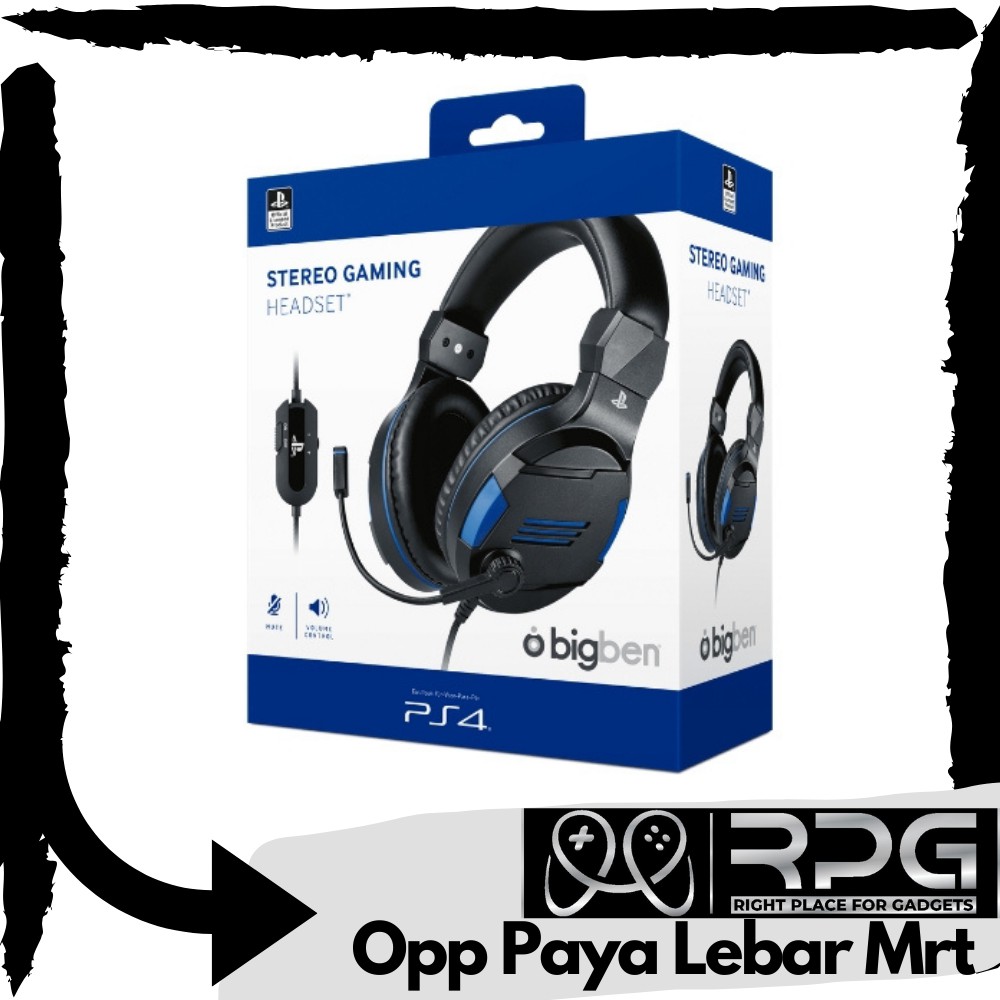 Stereo gaming headset store ps4 bigben