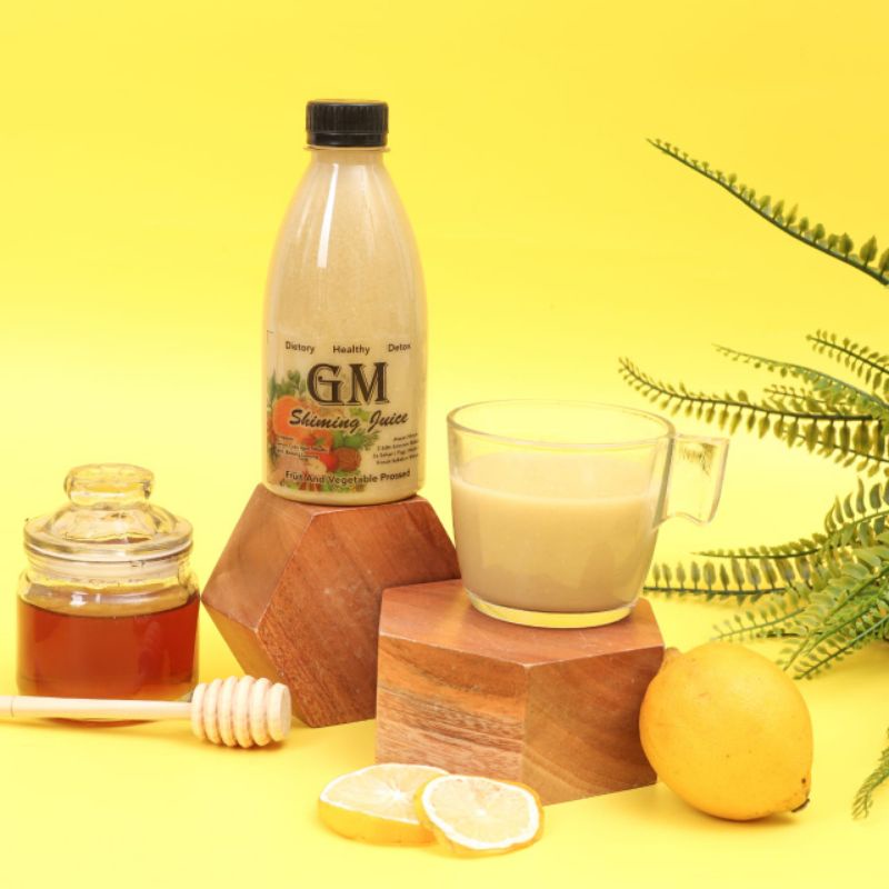 Gemeli Jus Bawang Putih Tunggal Jahe Merah Cuka Apel Lemon Madu Untuk Diet Detox 350ml - Gambar 4