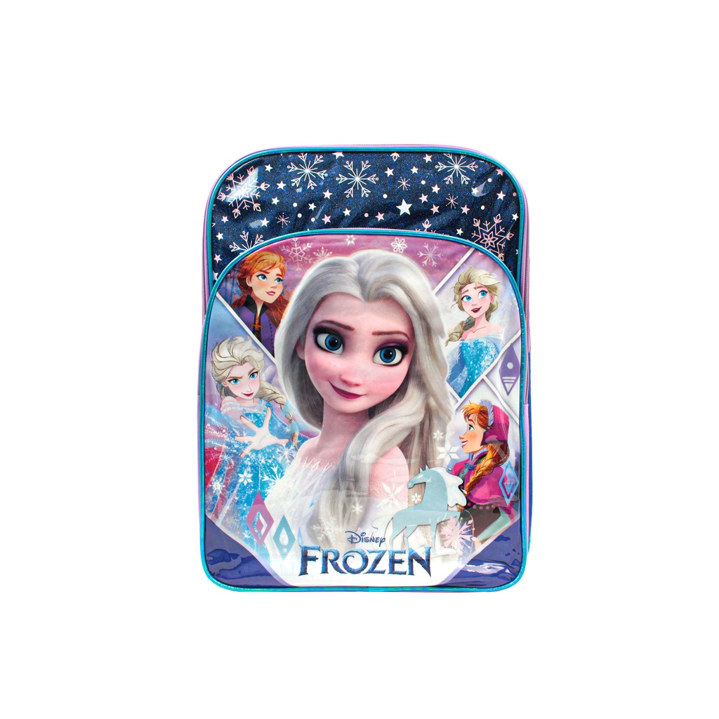 Disney Princess Frozen Elsa With Front Zipper Pouch Kids Girls School ...