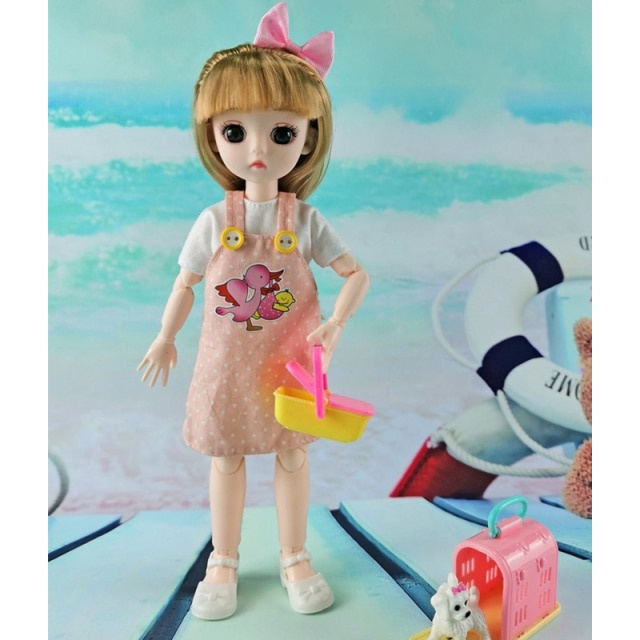 Adisa 40 cm tall, 16 cm wide, 2024 movable doll, all handmade