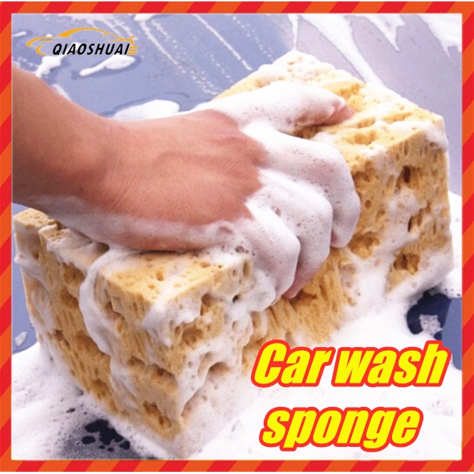 Car wash sponge extra large special decontamination wipe car sponge block high density honeycomb absorbent cotton car beauty tools