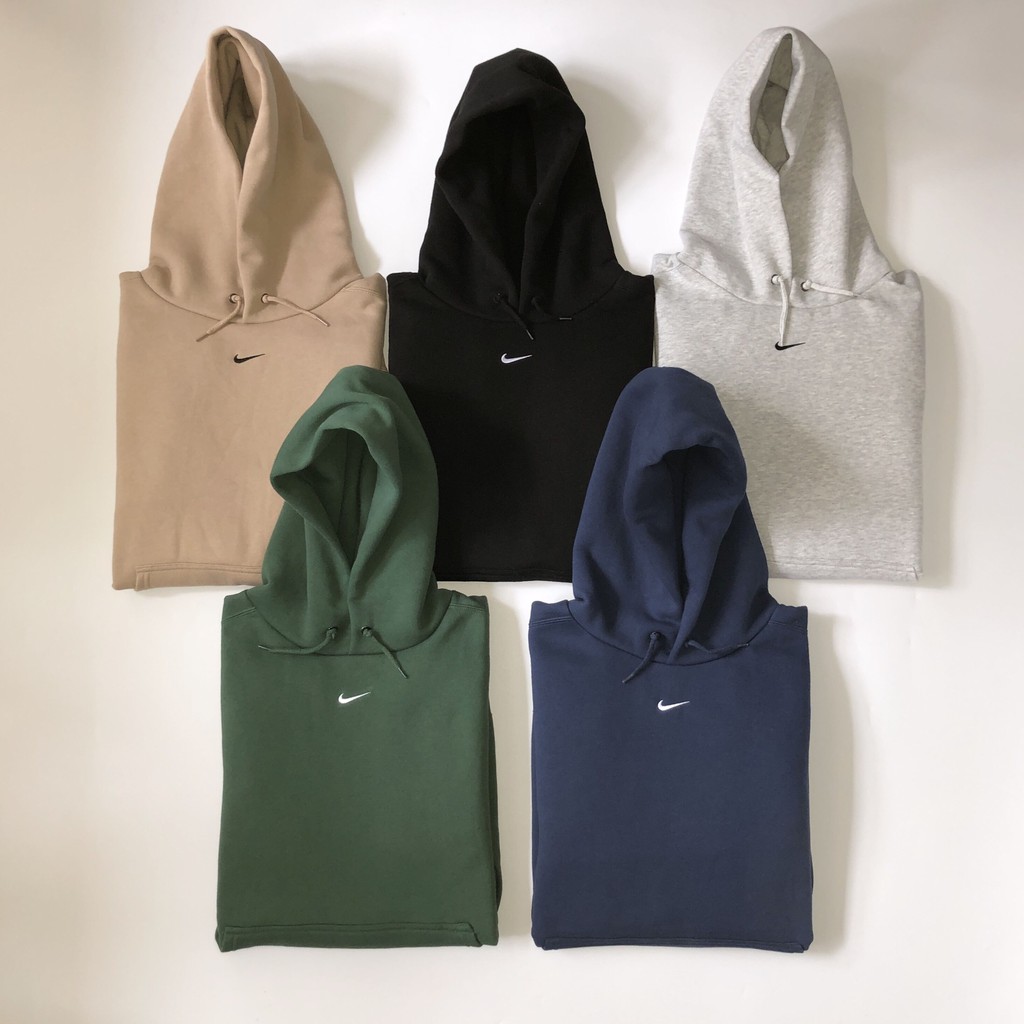 Ambition N E vintage mini swoosh hoodie chest logo embroidered hoodie