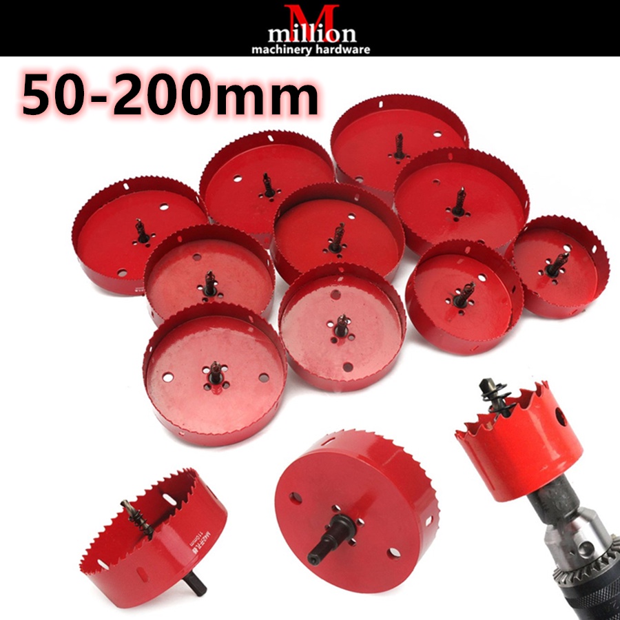 M42 110-200mm Bi-Metal Drilling Hole Saw Drill Bit Cutter for - Main Image