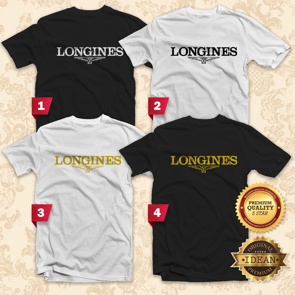 TShirt LONGINES T Shirt Men Women IDEAN Style S333