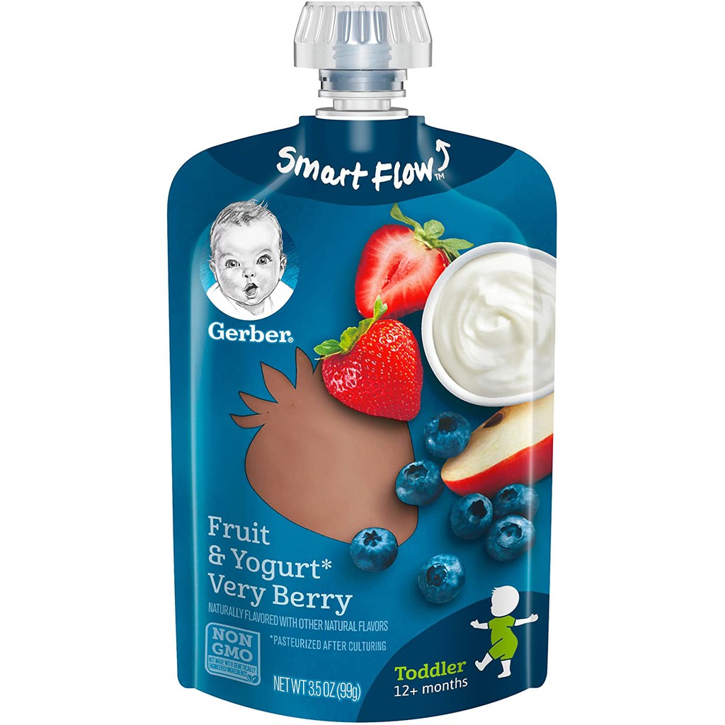Gerber Puree Pouch (variety of flavours) Shopee Singapore