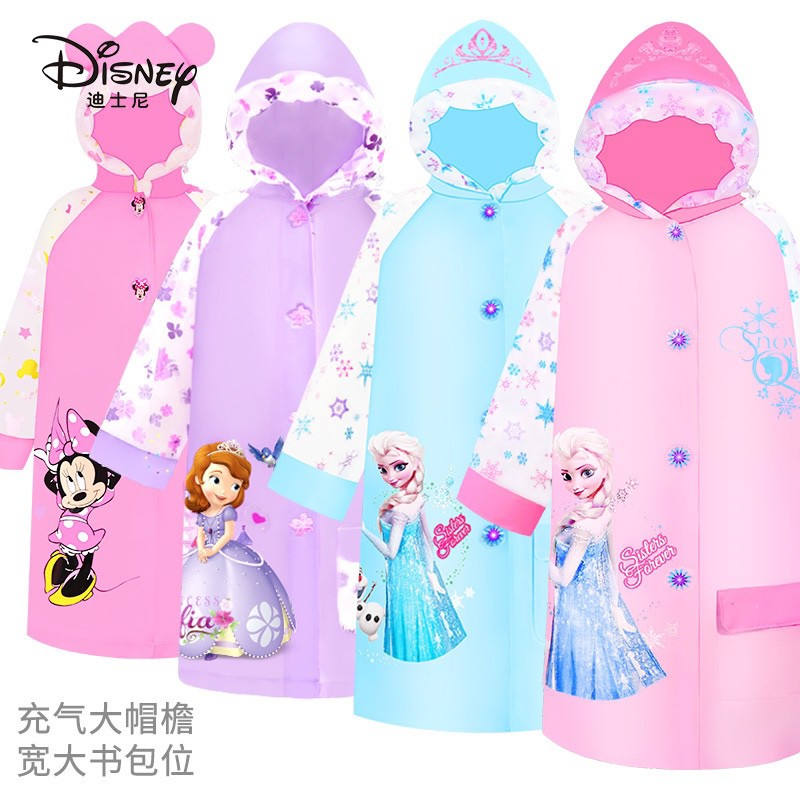 PROMOTION !!Frozen Elsa raincoat Disney children's raincoats for boys