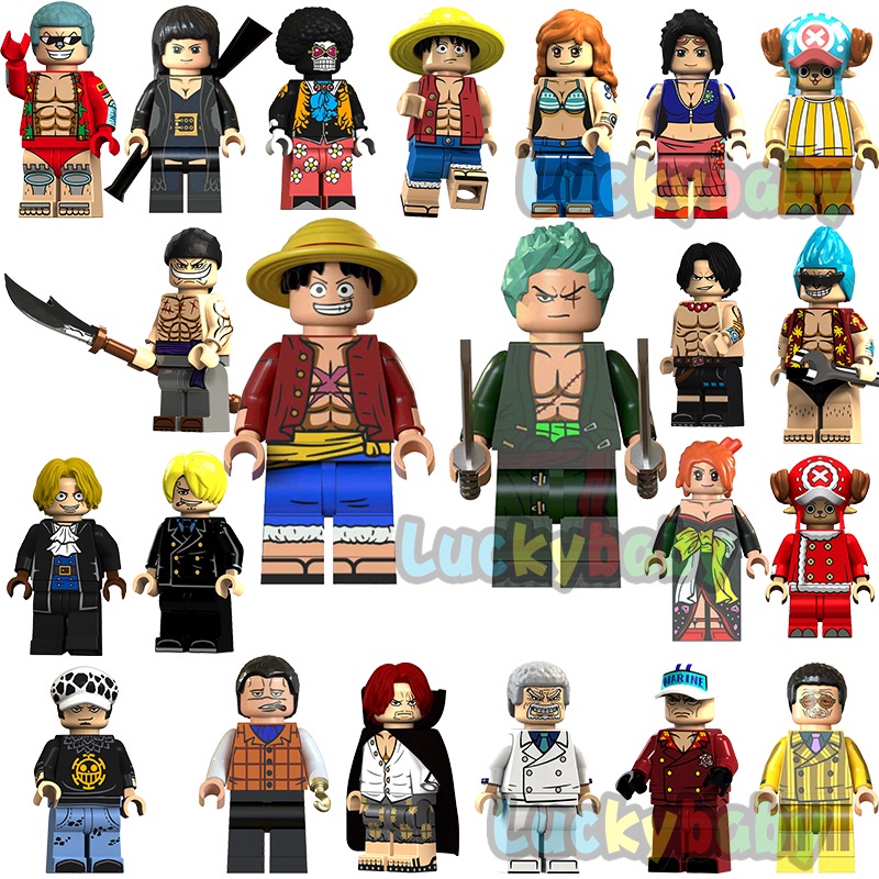 Minifigures Straw Hat Building Blocks Educative Children's interactive ...