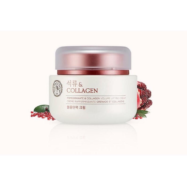 [THE FACE SHOP] POMEGRANATE & COLLAGEN VOLUME LIFTING CREAM Shopee