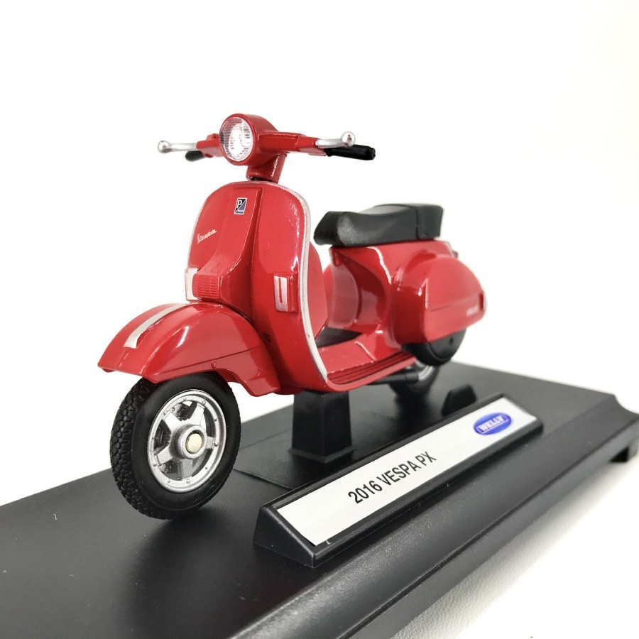 Diecast Vespa PX 2016 Scale 1 18 Miniature Vespa PX Motorcycle Shopee Singapore