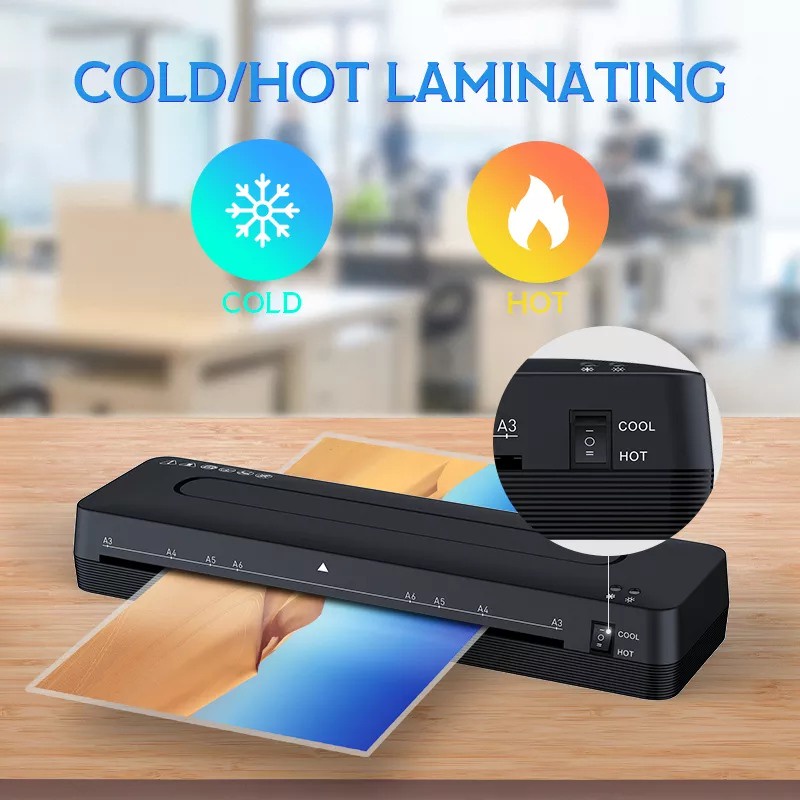 A3 Laminating Machine Hot and Cold Lamination Machine for Laminator Hot ...