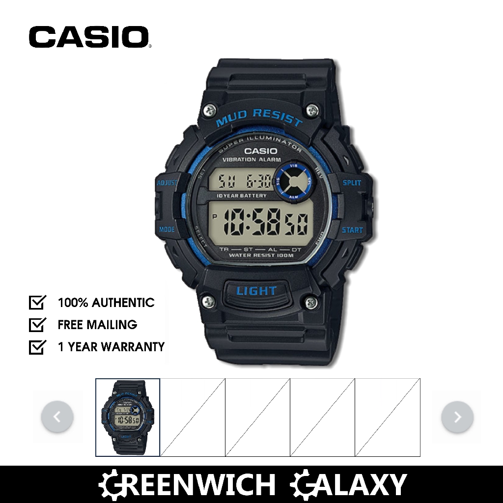 NEW Casio Mud Resistant Digital Watch TRT 100H 2A Shopee Singapore