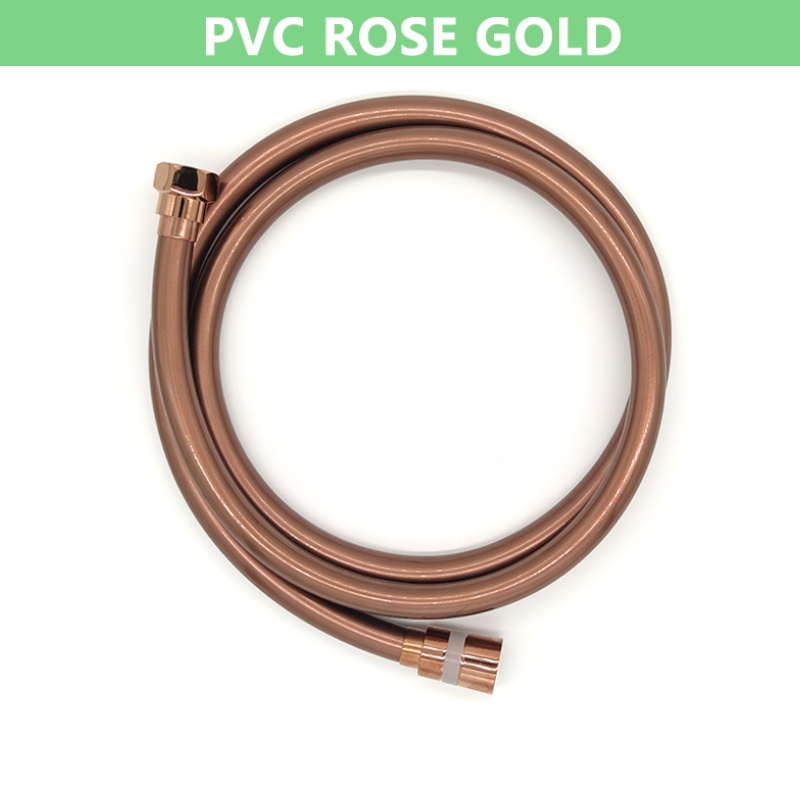 Stainless Steel/PVC 1.5M Shower Flexible Hose Chrome Shine Matt Black ...