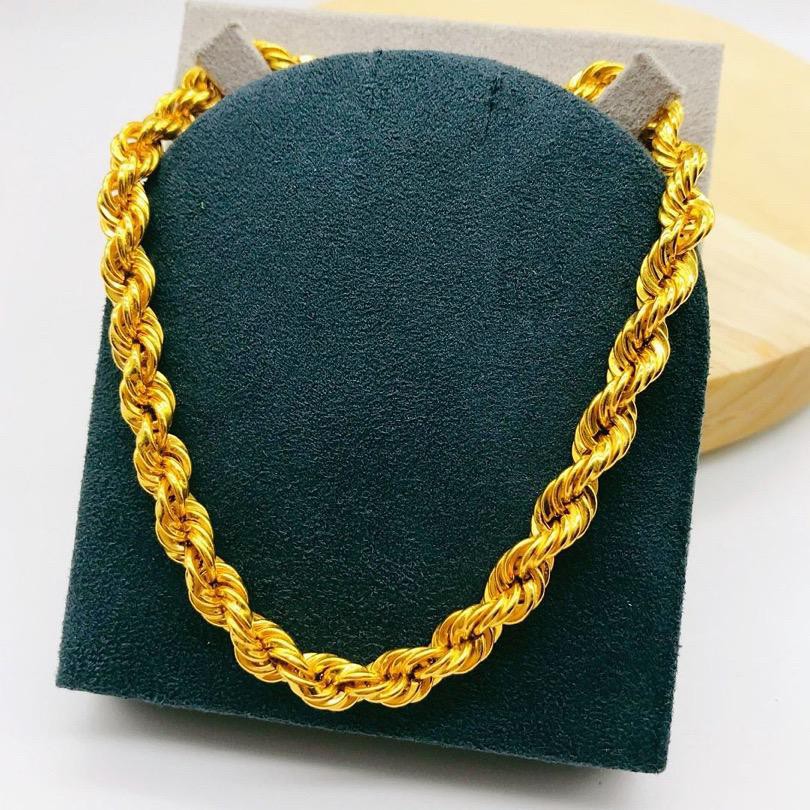 Merlin Goldsmith 22K 916 Gold Hollow Rope Chain (40GM+) | Shopee Singapore