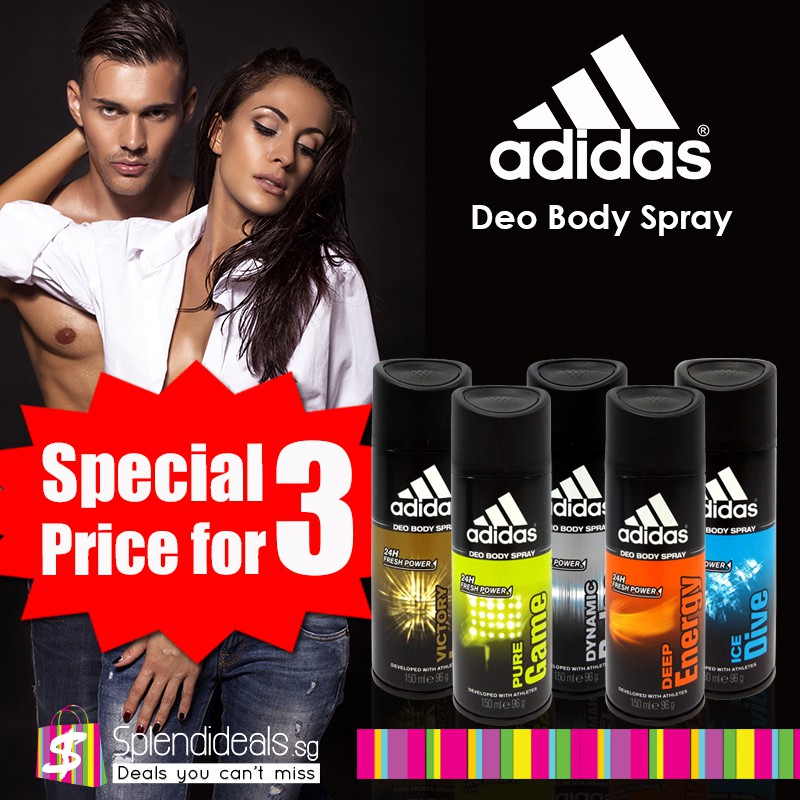 Adidas men's body clearance spray