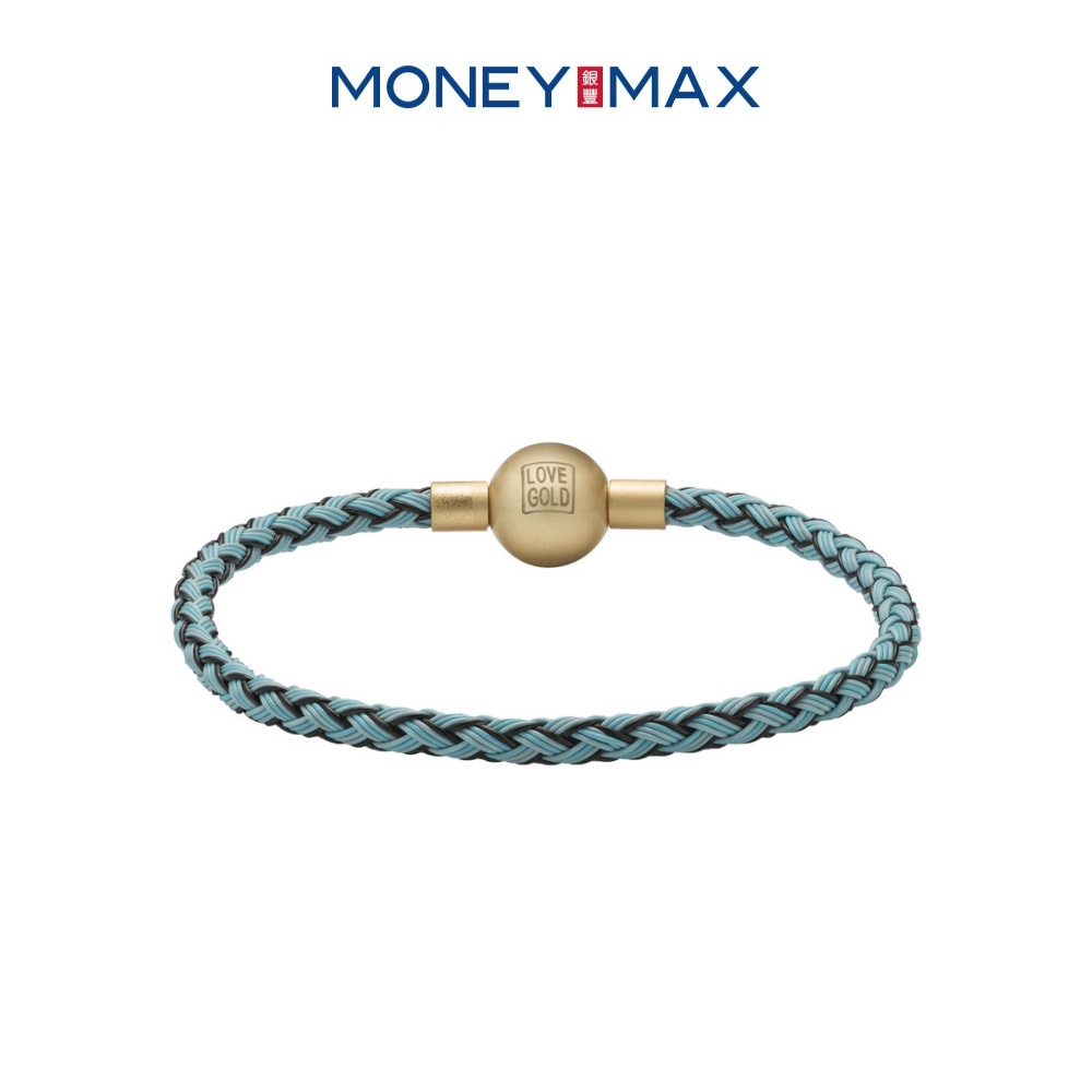 Woven Twisted Charm Rope Bracelet MoneyMax Multi Colored Bracelet with Metal Clasp for