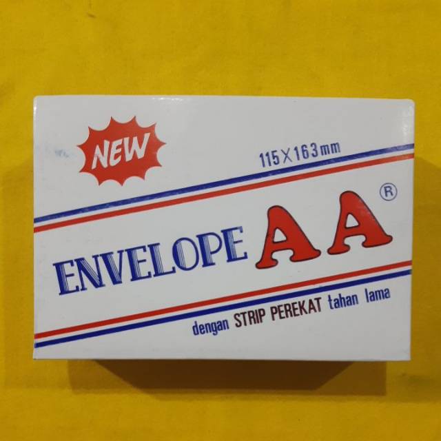 Plain short AA white envelope (1 box) | Shopee Singapore