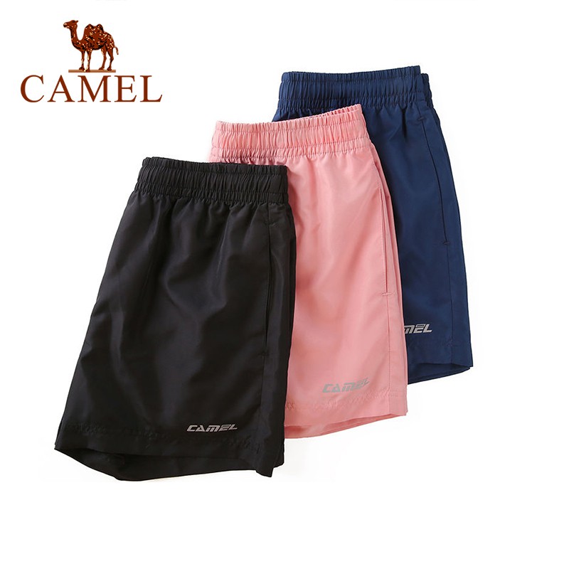 CAMEL Breathable Shorts Fitness Quick Dry Pants For Men Women
