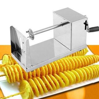 Tornado Potato Spiral Cutter Slicer Spiral Potato Chips PRESTO 4spits  Potato Tower Making Twist Shredder Cooking Tools