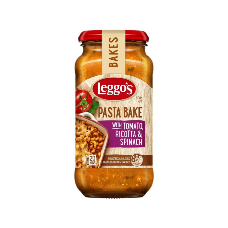 Leggo'S Tomato Ricotta & Spinach Pasta Bake, 500G (Halal) | Shopee ...