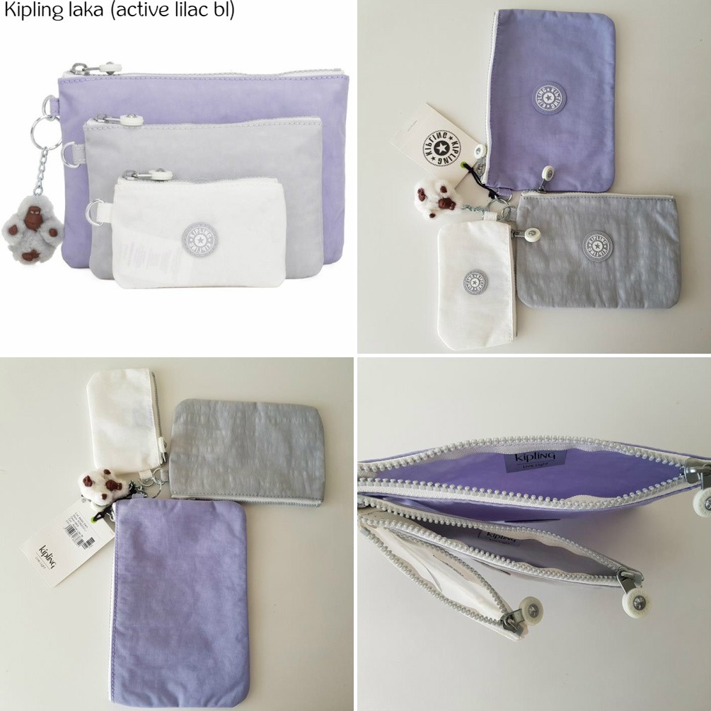 Kipling set of 3 pouches hotsell