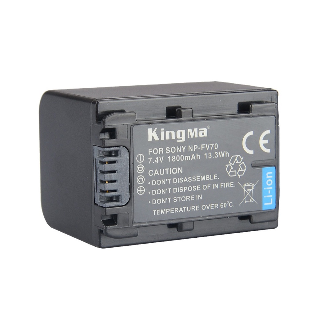 [KingMa] NP-FV70 Rechargeable Battery Pack for Sony FDR-AX33 AX53 ...