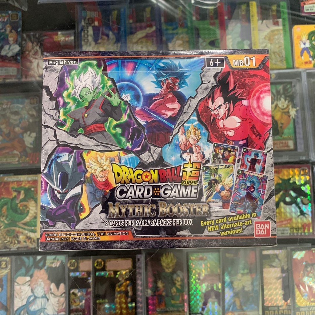 Dragonball Cards Super TCG Mythic Booster Box MB01 (Unfiltered ...