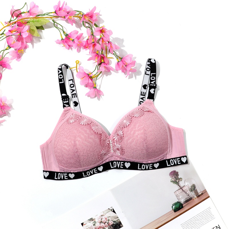 Buy Ladies Secret Bra Big Size Underwear Bralette Flower Cup