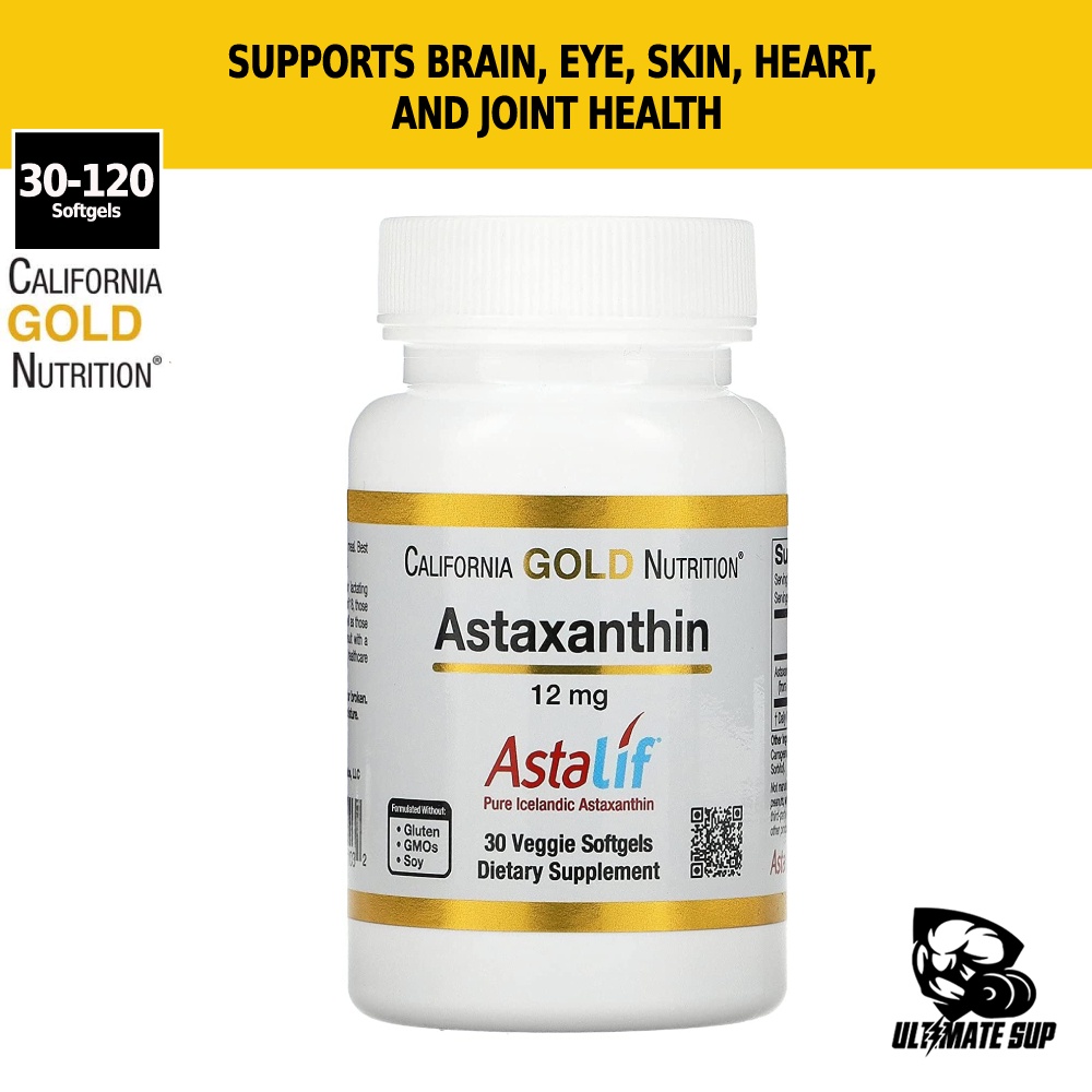 California Gold Nutrition, Astaxanthin, Brain, Eye, Skin, Heart