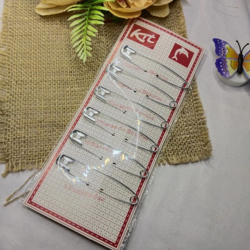 Peniti Jumbo Peniti Kasur Warna Silver Isi 6pcs - Gambar 3