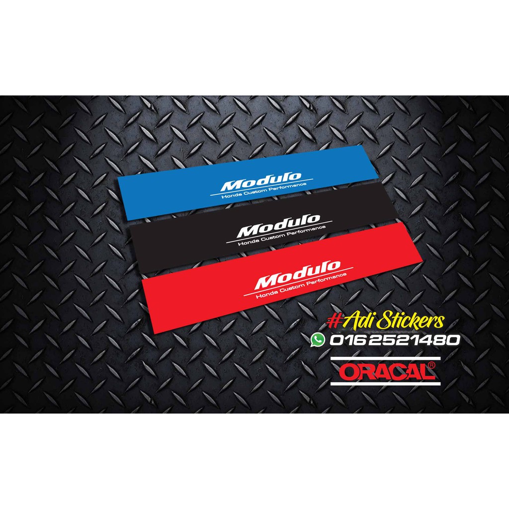 STICKER WINDSCREEN MODULO UNTUK HONDA | Shopee Singapore