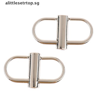 2Pcs Adjustable Metal Buckle Clip Handbag Chain Strap Length