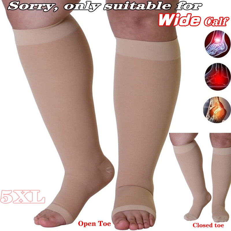 1 2 Pairs 23-32 mmHg Opaque Compression Pantyhose Women Men Relief Varicose  Veins Edema Stockings Unisex S M L XL XXL 