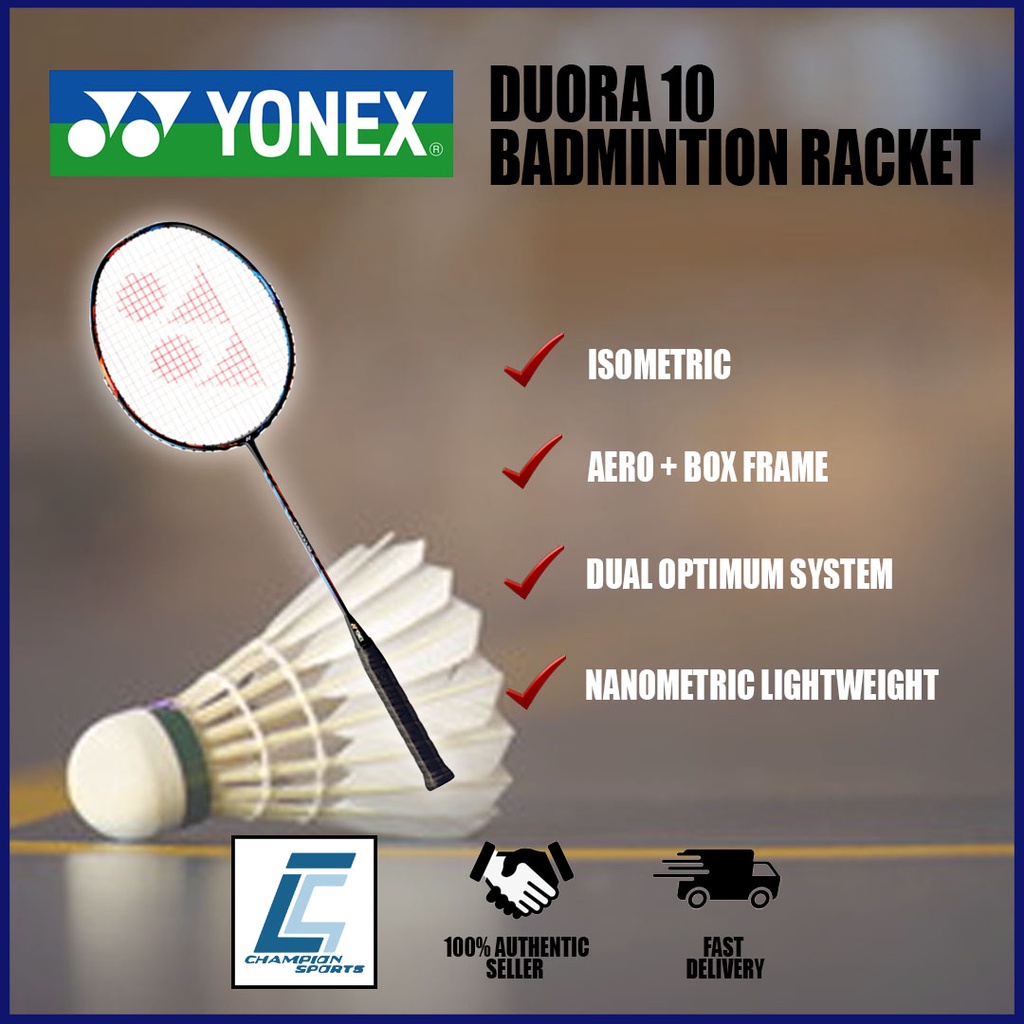 Yonex Duora 10 Badminton Racket (3U5) (DUO10SP) (QQ3/RO) Shopee Singapore