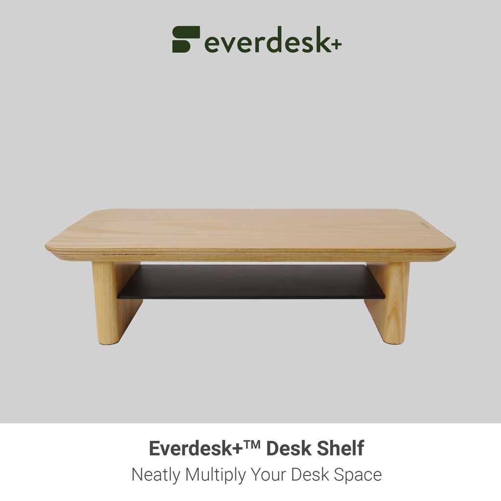Everdesk Shelf - Desk Shelf, Desktop Organizer, Tabletop Storage ...