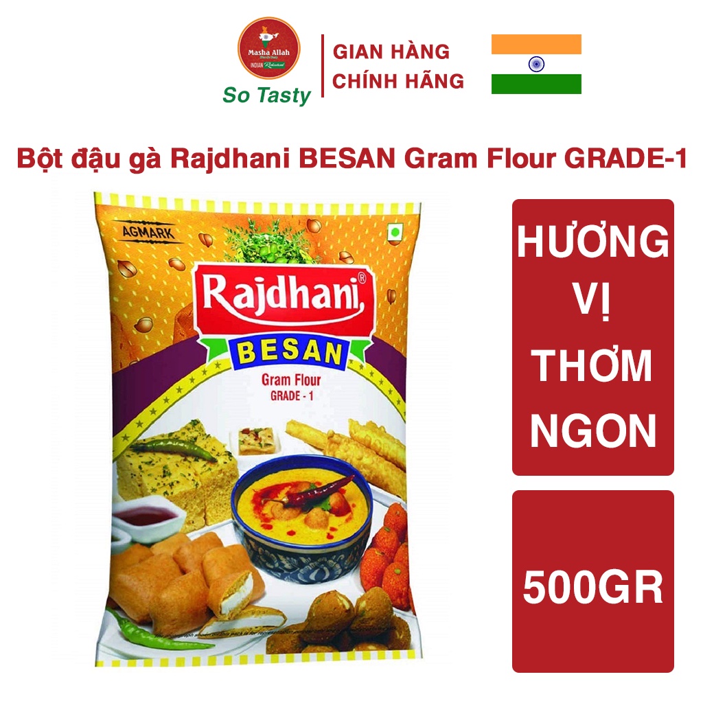 Rajdhani Besan Gram Flour Indian Chickpea Powder 500GR is smooth ...