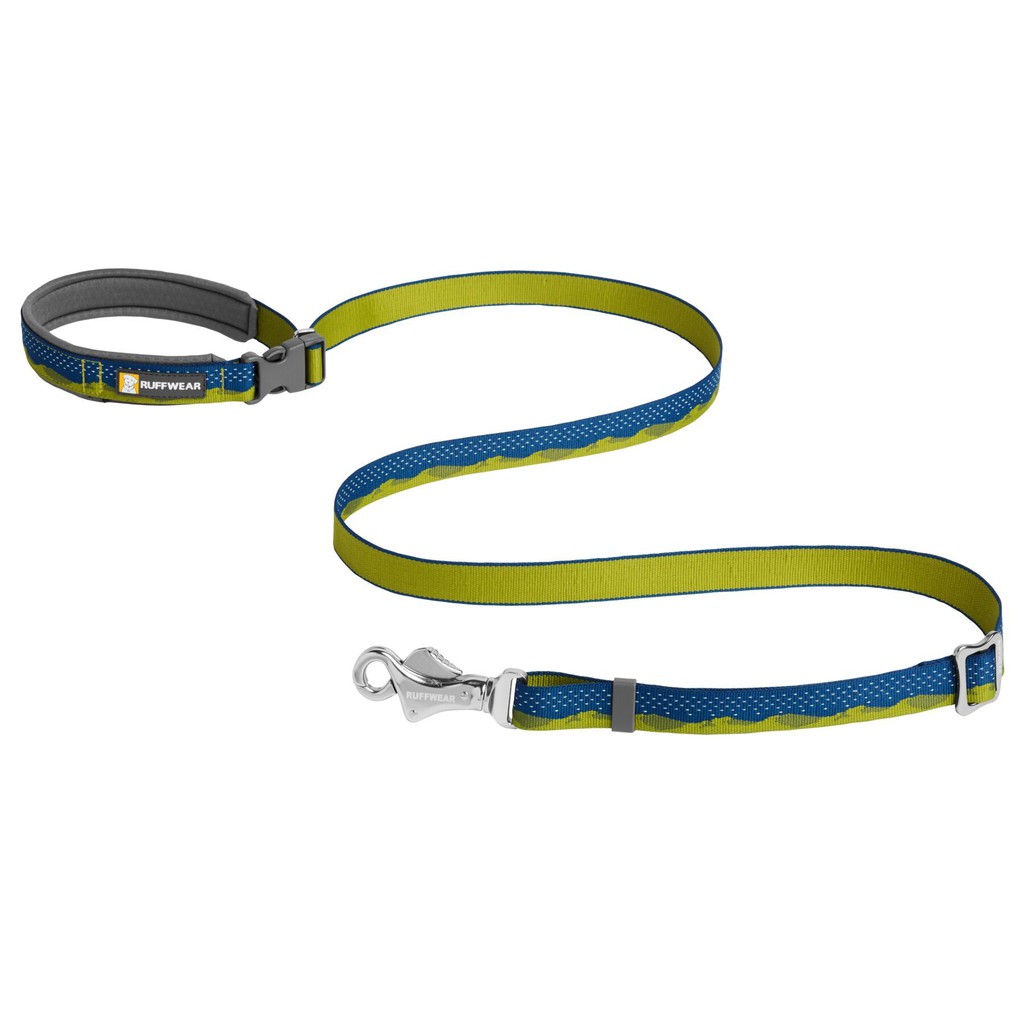 Ruffwear Crag Reflective Multi Function Dog Leash Green Hills