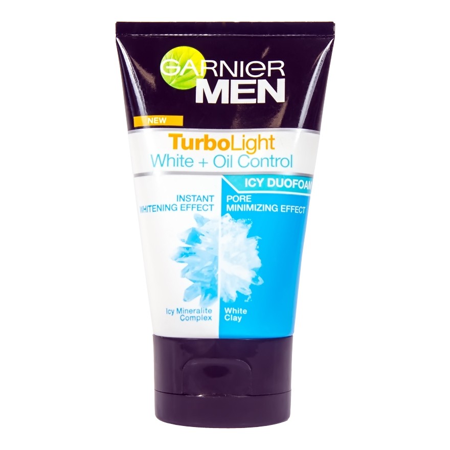 Garnier Turbolight Facial Foam White+Oil Control 100 M - Gambar 2