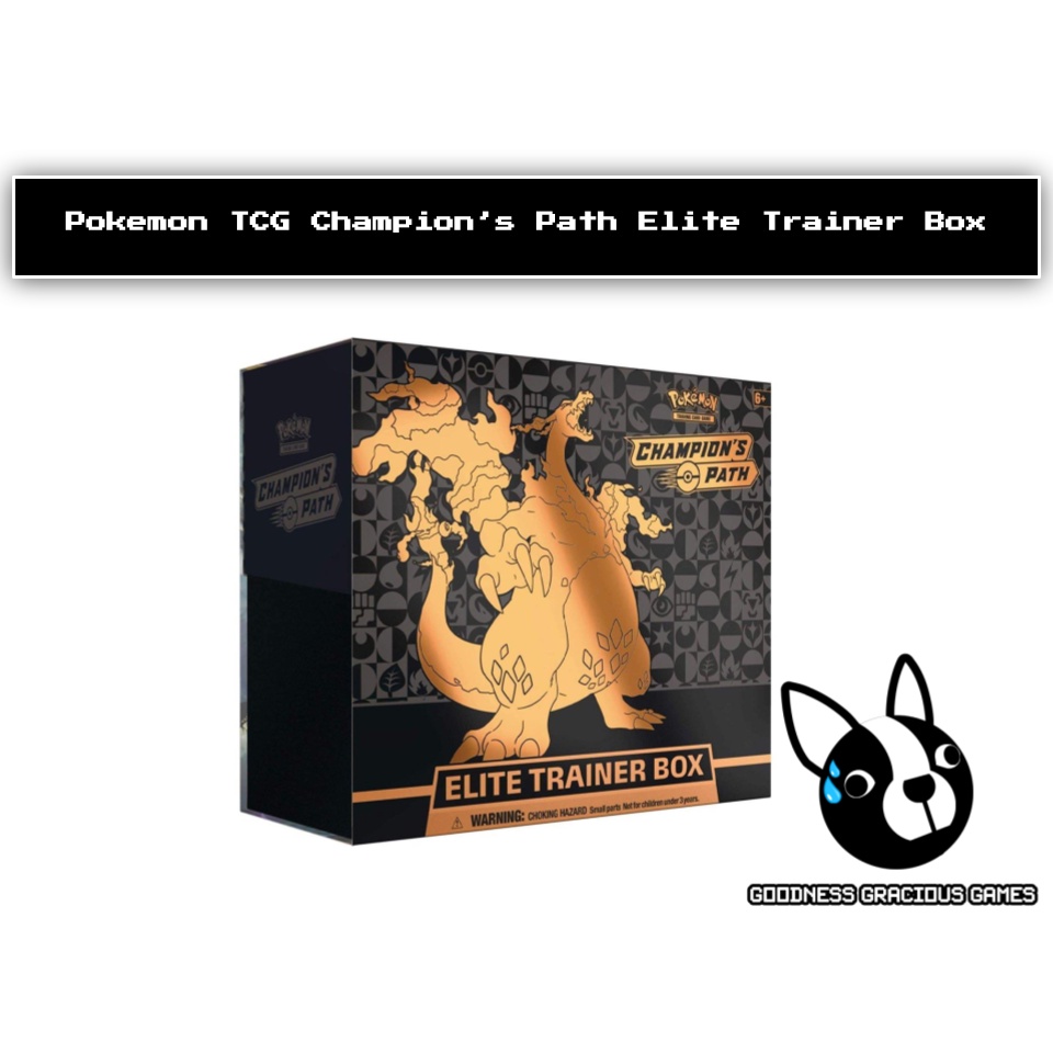 Pokemon Champion's Path hotsell Elite Trainer Box