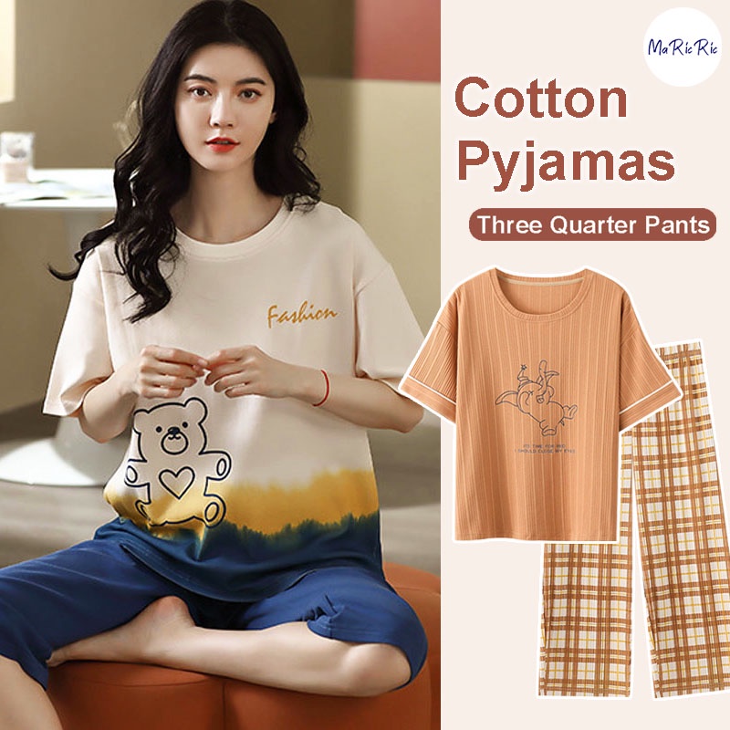 [SG InStock] Cotton Pyjamas. Sleep Wear★Causal Wear★Home Wear★Comfy★Stylish★PJ★Pajamas★Fast Delivery. YDT