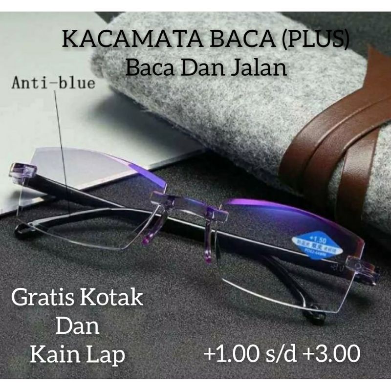 PLUS 2 in 1 Glasses, DOUBLE FOCUS, CAN be used for Reading and Walking ...