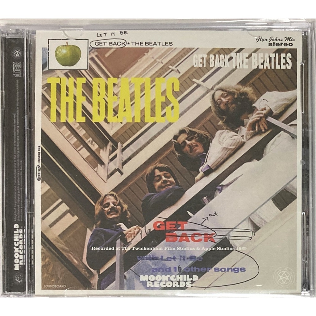 The Beatles New 2 CD "GET BACK(Glyn Johns Mix)" 1969 Recorded (Free